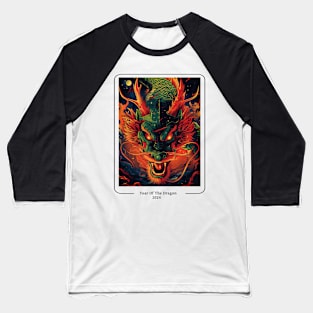 Lunar Year Of The Dragon 2024 Baseball T-Shirt